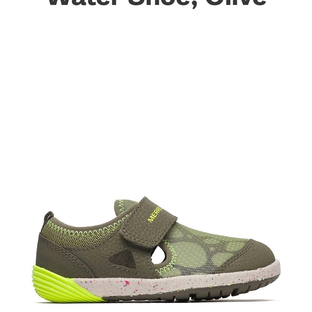 Merrell Kids Green and Yellow Water Shoes